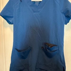 Ladies Blue Scrub Set size small